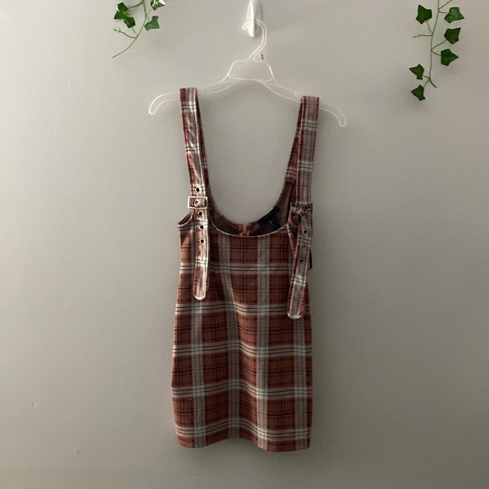 Woman’s plaid skirt